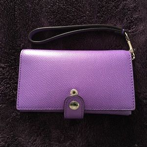 COACH wristlet wallet